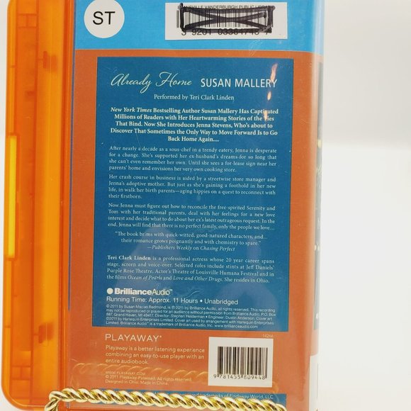PLAYAWAY THE ALL IN ONE AUDIOBOOK EX-LIBRARY Already Home by Susan Mallery - Picture 3 of 3